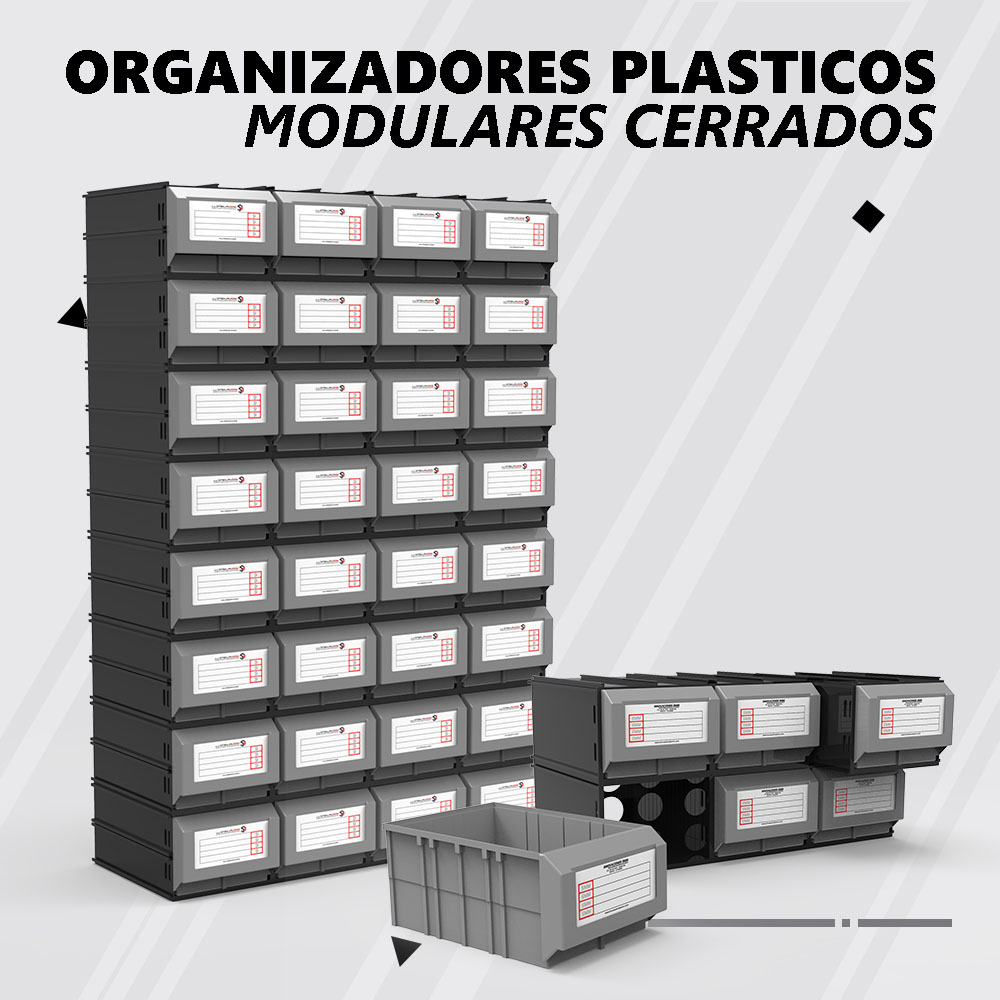 ORGANIZADORES PLASTICOS MODULARES CERRADOS